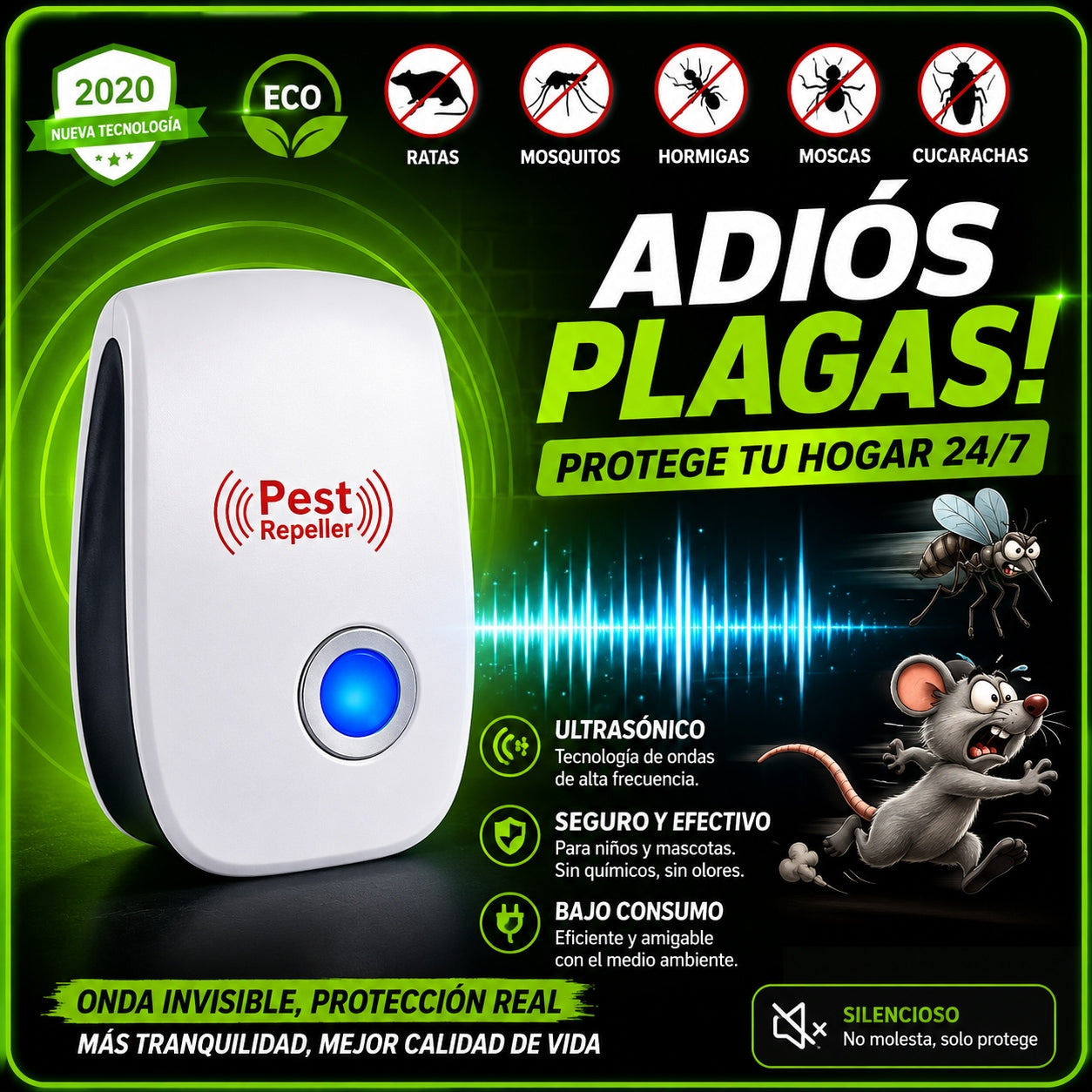 Repelente Anti-Ratones Efectivo